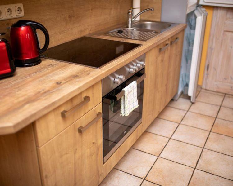 Landurlaub Auf Dem Mellenhof Apartment Funkenhagen Bagian luar foto