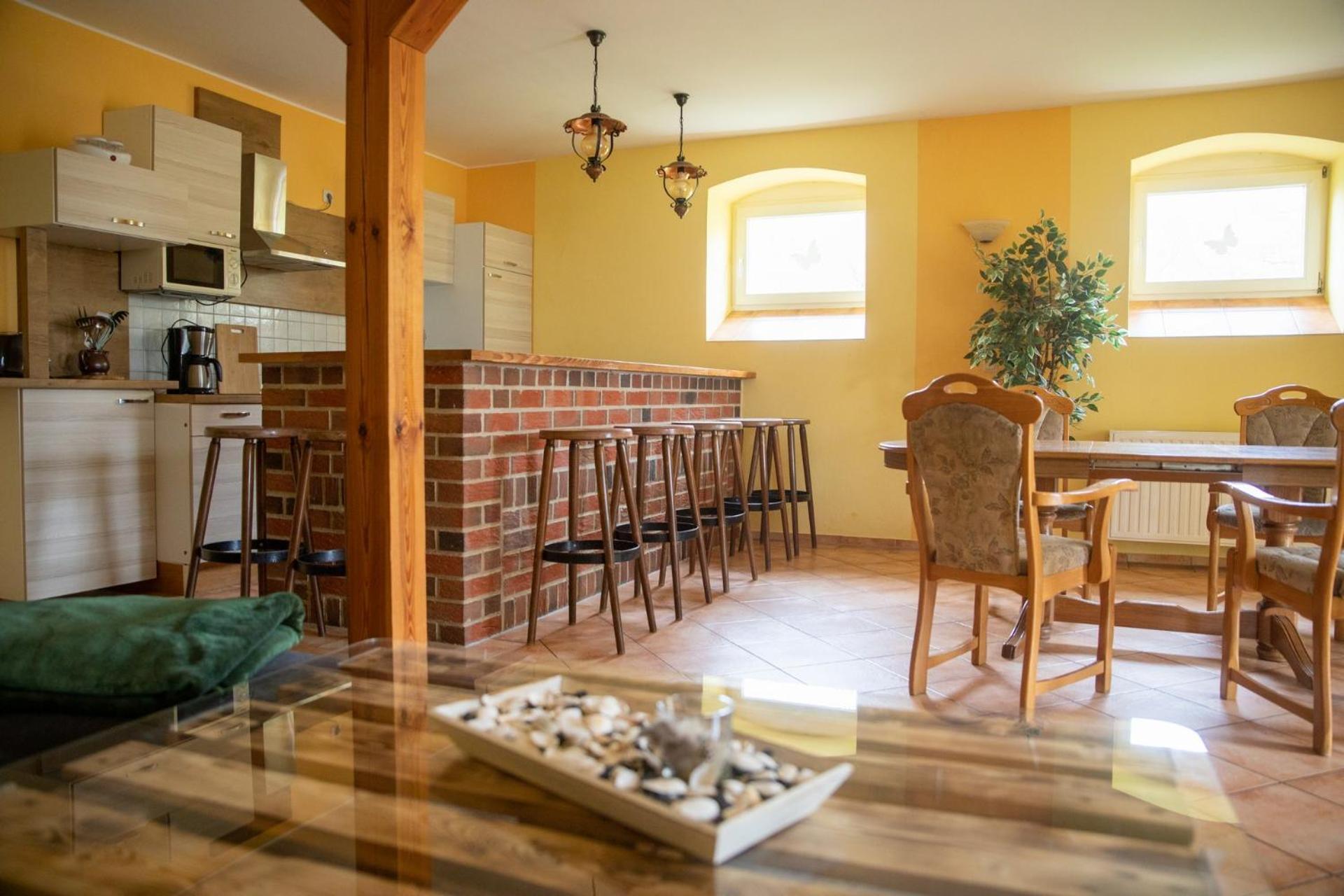 Landurlaub Auf Dem Mellenhof Apartment Funkenhagen Bagian luar foto