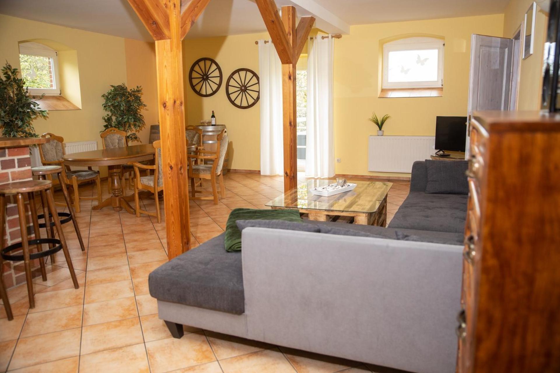 Landurlaub Auf Dem Mellenhof Apartment Funkenhagen Bagian luar foto